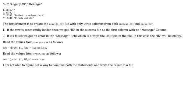 Unix & Linux: Merge two csvfiles by column header смотреть онлайн