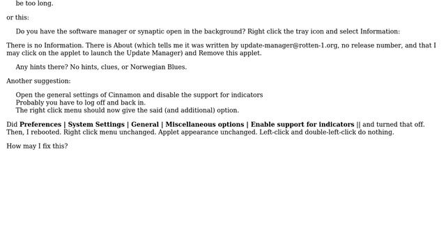 Linux Cinnamon Mint 17.3 - panel applet broken смотреть онлайн