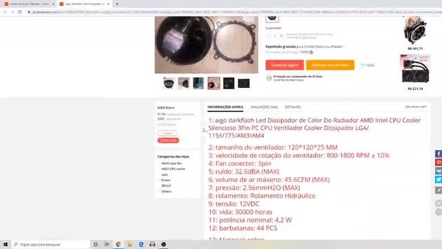 O melhor COOLER GAMER por apenas 50 REAIS! (RGB) - MONTANDO PC CUSTO BENEFÍCIO #6 смотреть онлайн