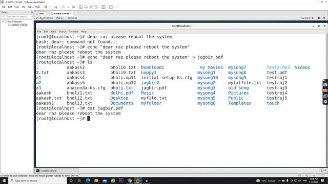Learn Linux Echo Command | Jagbir Thenva Classes смотреть онлайн