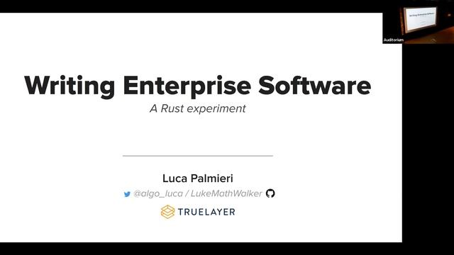 Rust LDN Talks February 2020 смотреть онлайн