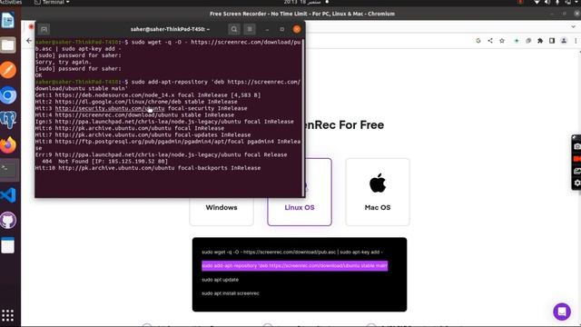 How to Record Screen In Ubuntu / Linux смотреть онлайн
