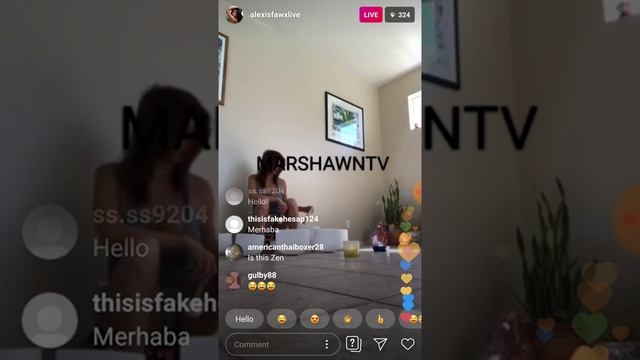 ALEXIS FAWX INSTAGRAM LIVE