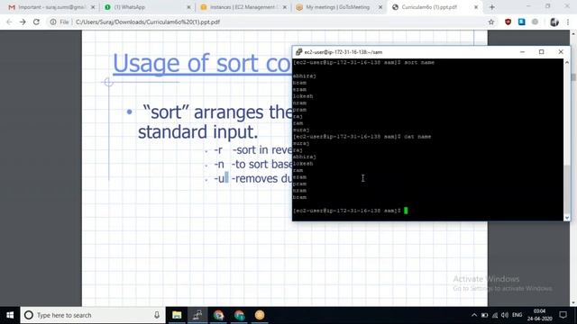 Sort Filter |Linux Tutorial For Beginners |Contact +91 88820 04118 on call/whatsapp. смотреть онлайн