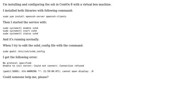 Unix & Linux: How to run sudo gedit without connection refusal? (2 Solutions!!) смотреть онлайн