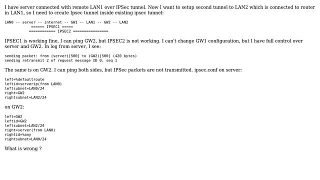 DevOps & SysAdmins: IPSec in IPSec with strongswan смотреть онлайн
