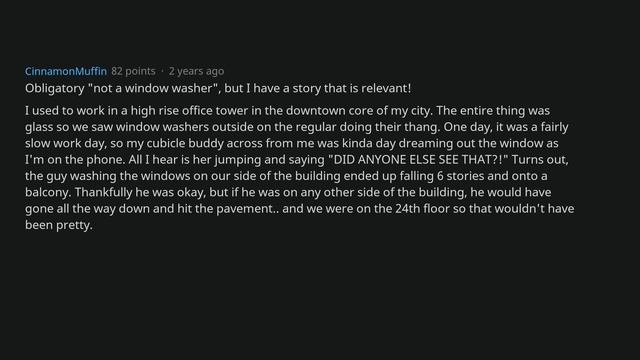 Window Cleaners, Who Were The Weirdest People You've Seen? [AskReddit] смотреть онлайн