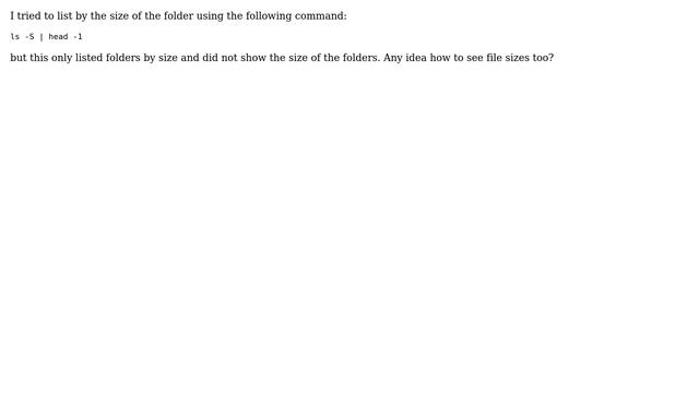 How to list 5 largest folders/ files on Linux? смотреть онлайн