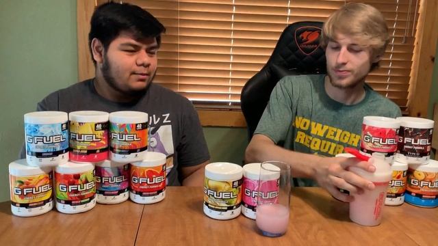 Gfuel Pink Lemonade And Golden Apple Pear Mixture Series #9