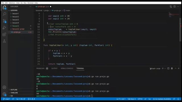 [GOLANG] _ Operatörü (Blank Identifier) Seviye 1 смотреть онлайн