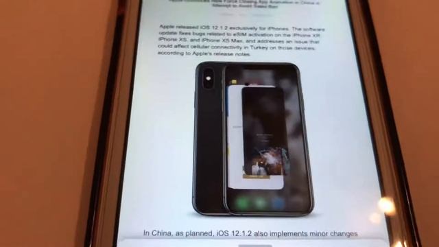 iOS 12.1.2 quick update. смотреть онлайн