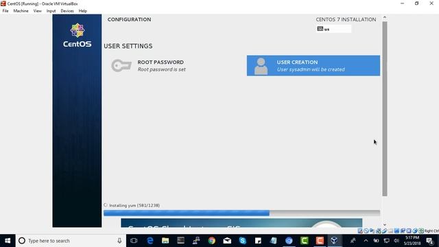 Centos OS installation смотреть онлайн