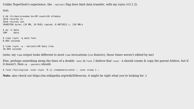 Unix & Linux: How can I slow down rsync? (4 Solutions!!) смотреть онлайн