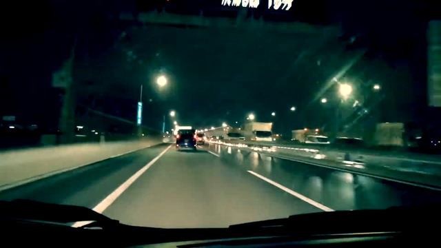 Tokyo Highway Night Drive Timelapse [HD] смотреть онлайн