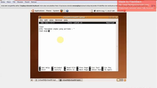 Bash Script Aritmatika In Terminal Linux-SO-