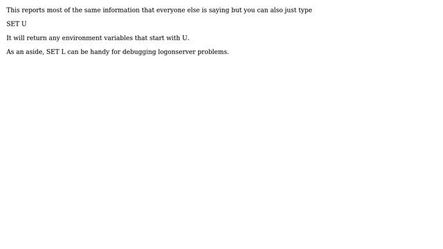 DevOps & SysAdmins: What is the Windows equivalent of Unix "whoami" command? (7 Solutions!!) смотреть онлайн