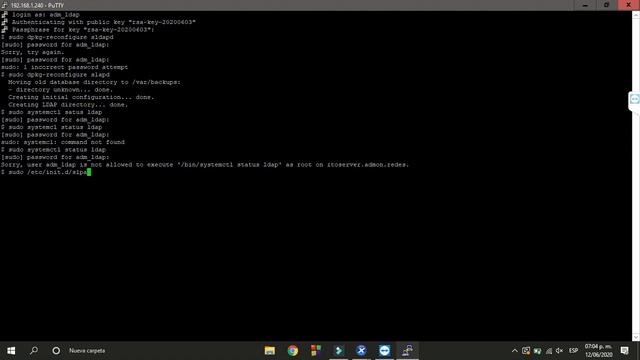Servicio LDAP Ubuntu server смотреть онлайн