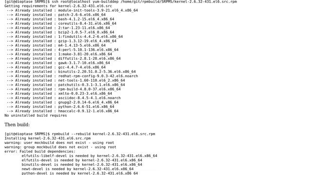 Unix & Linux: Why doesn't yum-builddep install all dependencies? смотреть онлайн