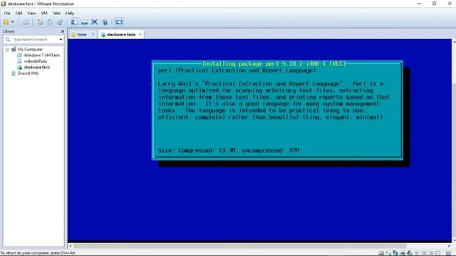 INSTALASI LINUX SLACKWARE MENGGUNAKAN VMWARE смотреть онлайн