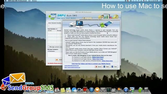Free Mac Motorola Android Mobile Cell Phone Bulk SMS Text Messaging Software Online смотреть онлайн
