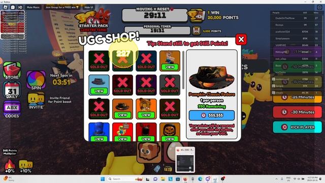 Getting the Pumpkin Classic Fedora UGC in roblox смотреть онлайн