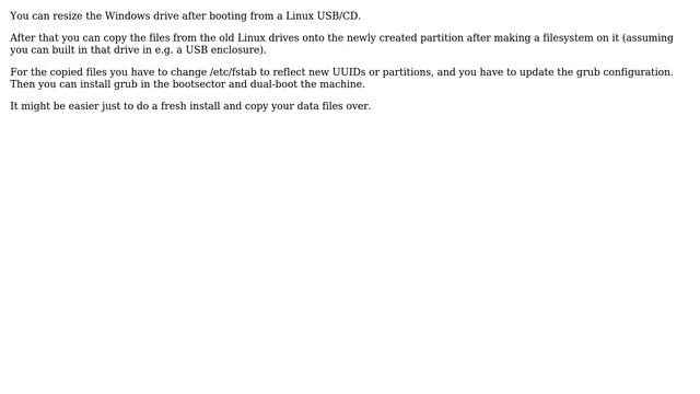 Unix & Linux: Dual boot Windows 7 and Peppermint (merge two drives) (2 Solutions!!) смотреть онлайн