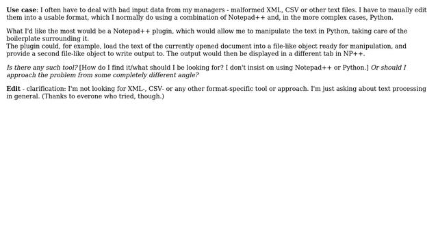Unix & Linux: What tool can I use for scripted text manipulation? (2 Solutions!!) смотреть онлайн
