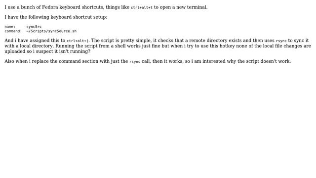 Fedora keyboard shortcuts fail смотреть онлайн