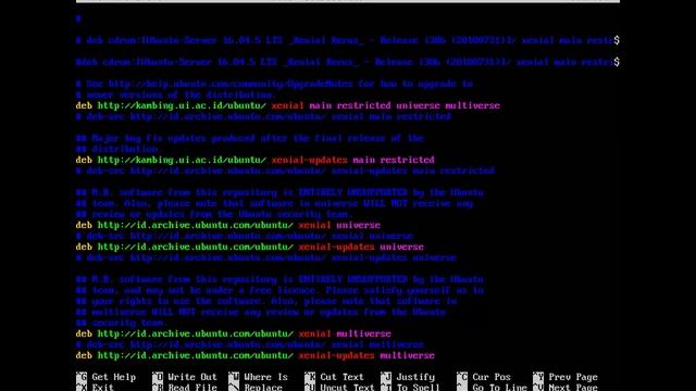 Mengganti Repository Ubuntu 16 04 смотреть онлайн