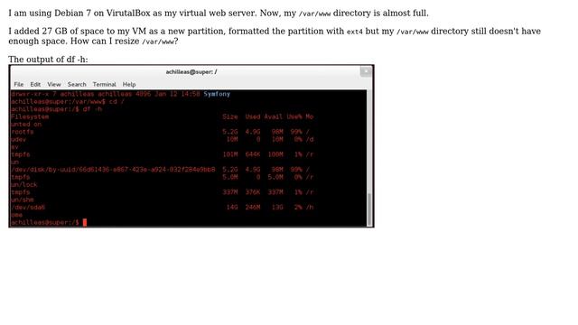 Unix & Linux: My /var/www directory is full (2 Solutions!!) смотреть онлайн