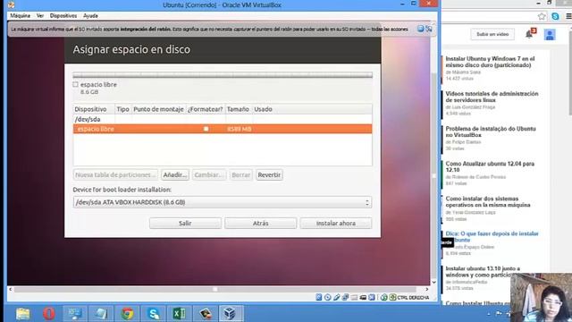 Intalaciòn de Ubuntu con el VirtualBox смотреть онлайн