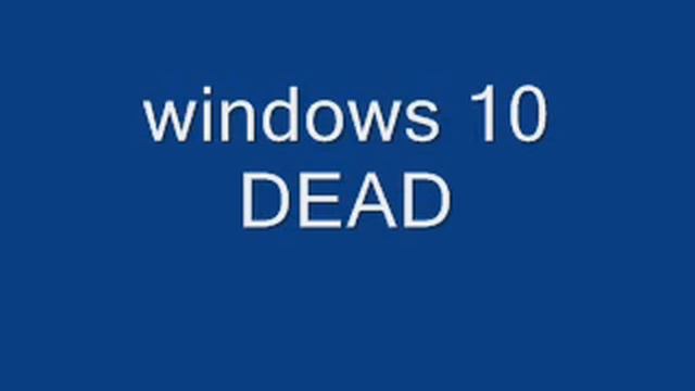 windows 10 dead смотреть онлайн