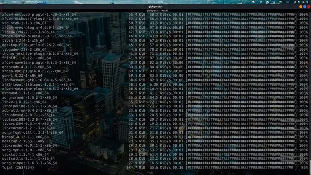 Arch Linux XFCE4-ი გარემოს ინსტალაცია | Arch Linux XFCE4 DE installation смотреть онлайн
