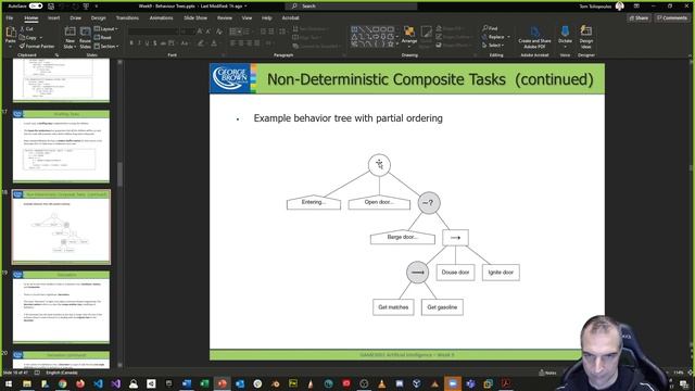 GAME3001 - M2020 - Lesson 9 - Part 1 - Behaviour Trees смотреть онлайн