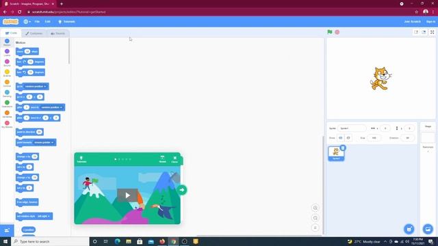 Getting started with Scratch 3.0 - User Interface смотреть онлайн