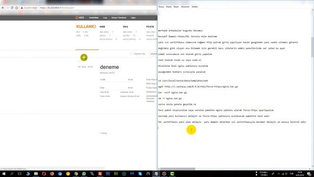 VestaCP Domain https-SSL Zorunlu Hale Getirme смотреть онлайн