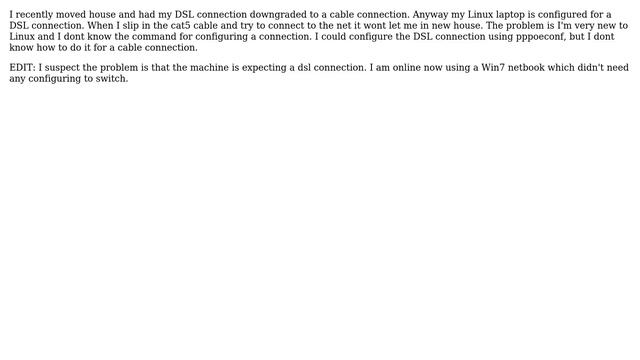 Linux (Mint) getting a cable internet connection смотреть онлайн