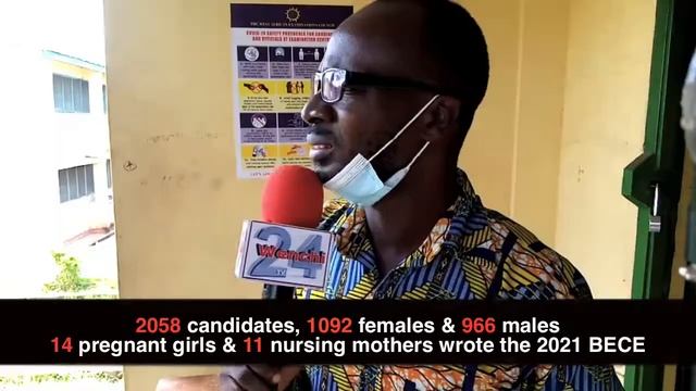 #2021 #BECE 2058 Candidates, 1092 Girls, 966 Boys, 14 Pregnant Girls & 11 Nursing Girls. Seth Mensa