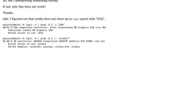 Unix & Linux: Why I cannot change the graphics card on Linux Mint 19? смотреть онлайн