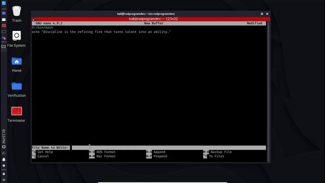 02 - Our First Shell Script смотреть онлайн