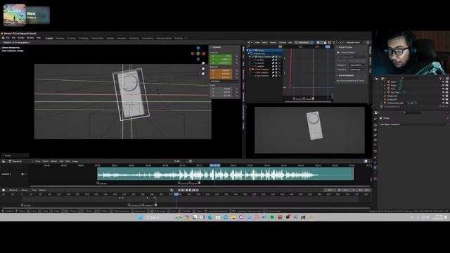 Let's make an oppo find x7 animation in Blender Octane - Blender Octane Live Tutorial - Part 2 смотреть онлайн