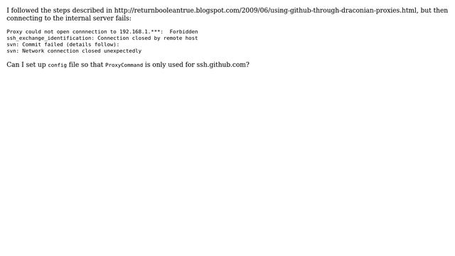 Setting up SSH proxy for only some servers in Linux смотреть онлайн