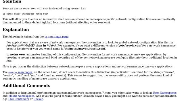 Unix & Linux: Separate DNS configuration in each network namespace (2 Solutions!!) смотреть онлайн