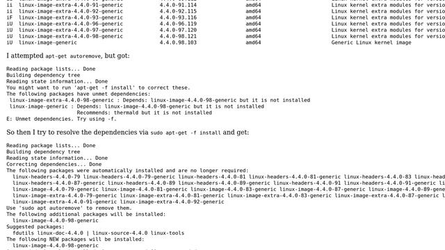 Ubuntu: Trying to free disk space on production server смотреть онлайн