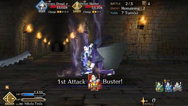 Fate/Grand Order NA - Saber Wars Event - Tesla Debut. смотреть онлайн
