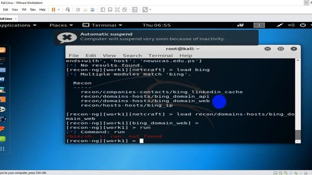 ( lab12(recon-ng #part1#Domains смотреть онлайн