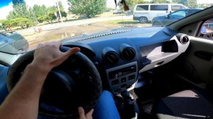 2006 Renault Logan POV Test Drive