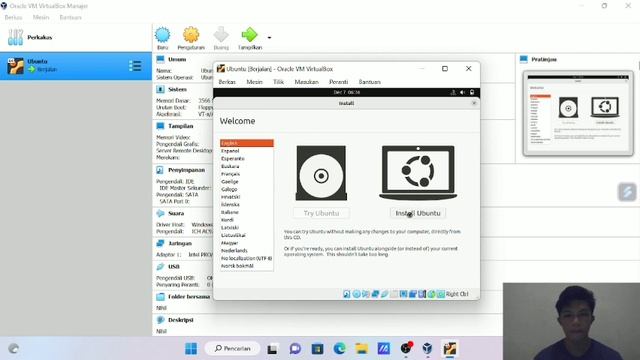 install Ubuntu di virtual box смотреть онлайн