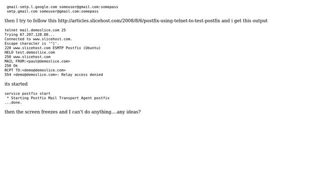 Postfix 554 ＜demo@demoslice.com＞: Relay access denied (2 Solutions!!) смотреть онлайн