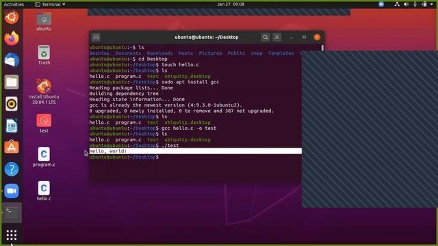 Linux file creation and C/C++ programming смотреть онлайн